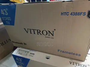 Vitron 43 Tv Smart Android Tv Frameless With Bluetooth