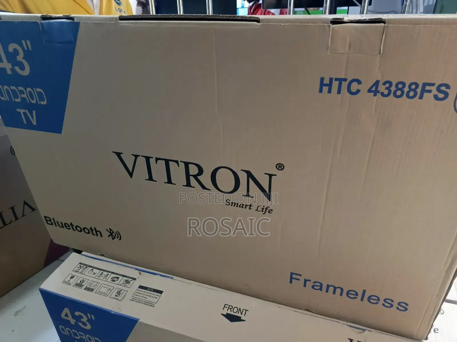 Vitron 43 Tv Smart Android Tv Frameless With Bluetooth