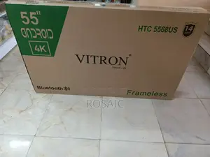 Vitron 55 Smart Android Frameless Tv With Bluetooth