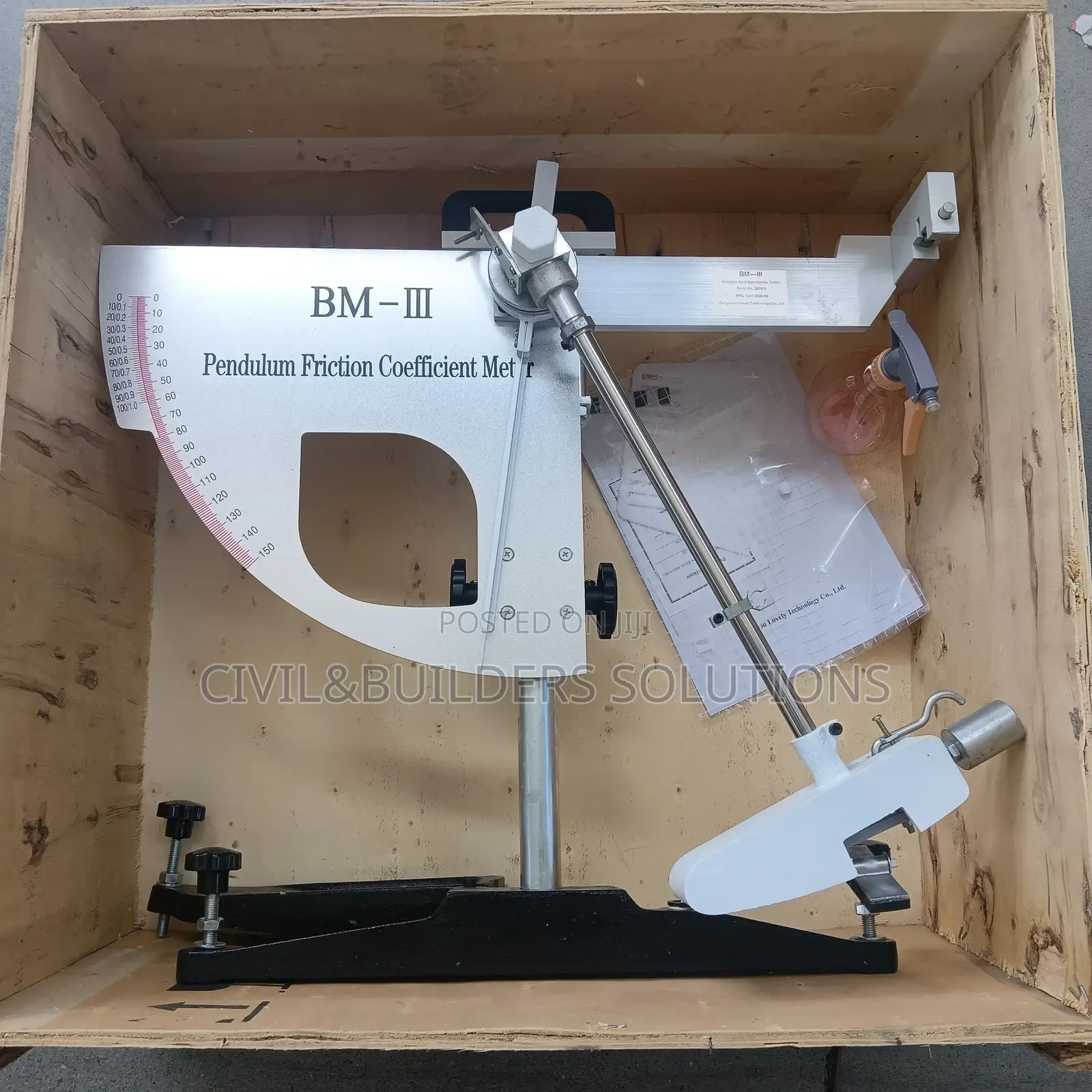 Pendulum Friction Tester