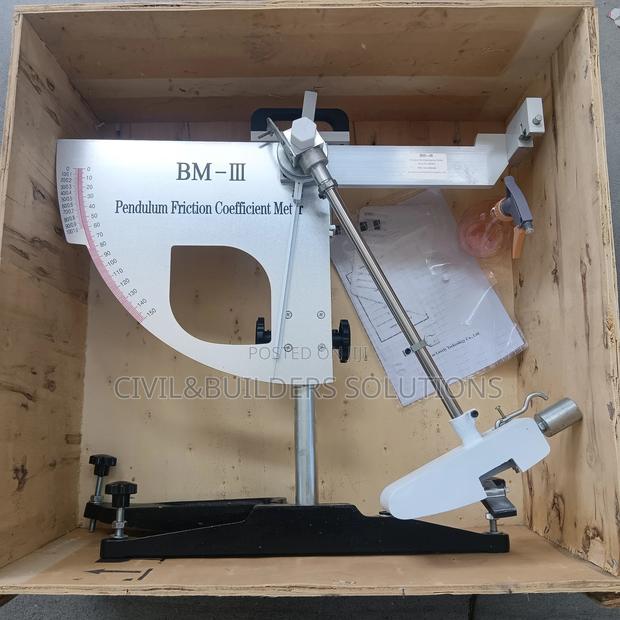 Pendulum Friction Tester - main view