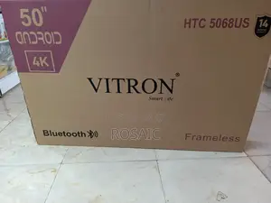 Vitron 50 Inches Smart Tv Android Frameless With Bt