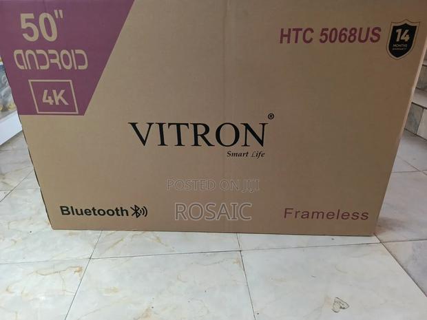 Vitron 50 Inches Smart Tv Android Frameless With Bt - thumbnail 2