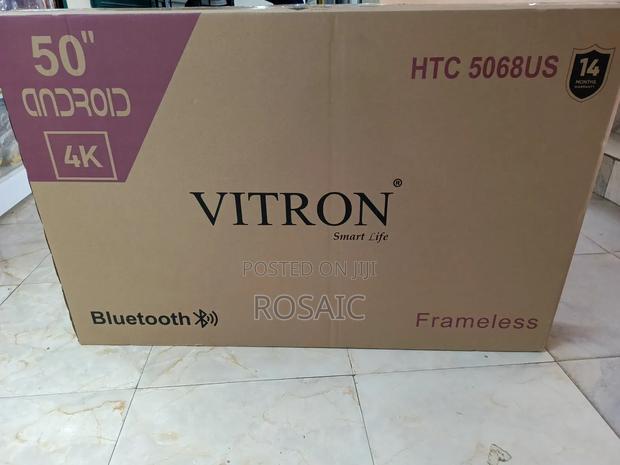 Vitron 50 Inches Smart Tv Android Frameless With Bt - thumbnail 3