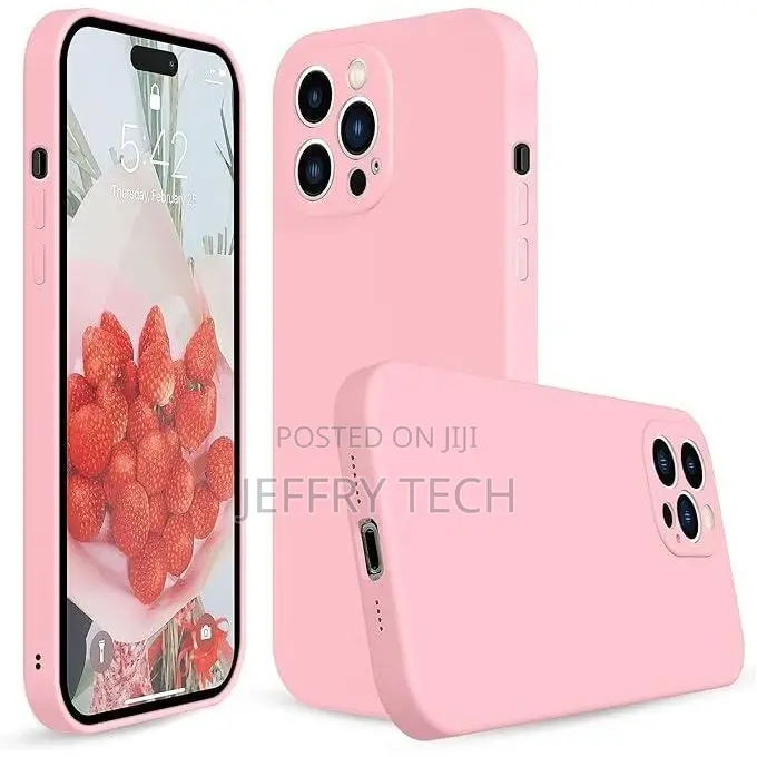 Apple iPhone 15 Pro Max Liqiud Silicone Cover/Case-Pink