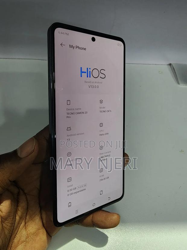 Tecno Camon 20 Pro 256 GB Black - thumbnail 2