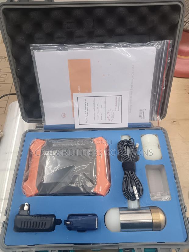 PIT Pile Integrity Tester - main view