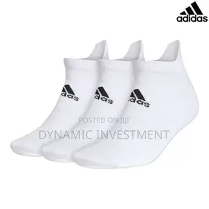 Adidas Ankle Socks 3 Pairs Size UK 6-8