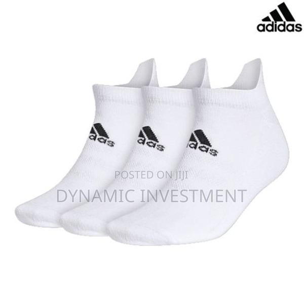 Adidas Ankle Socks 3 Pairs Size UK 6-8 - thumbnail 2