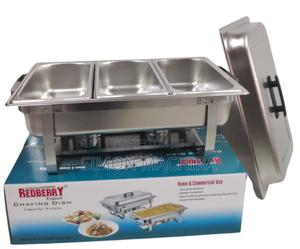 3 Partition Chaffing Dish/ Food Warmer - thumbnail 2