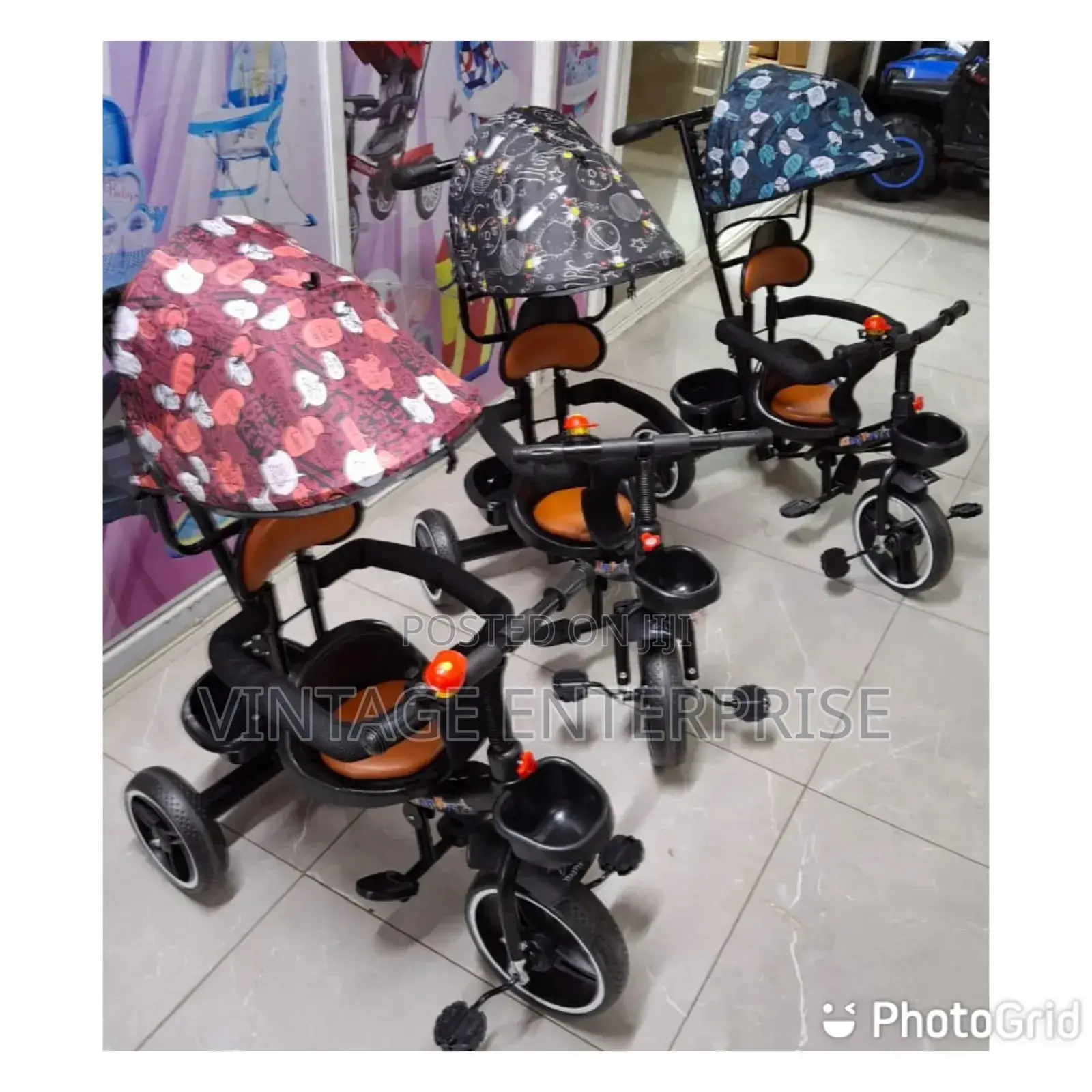 Kids Tricycle With Canopy