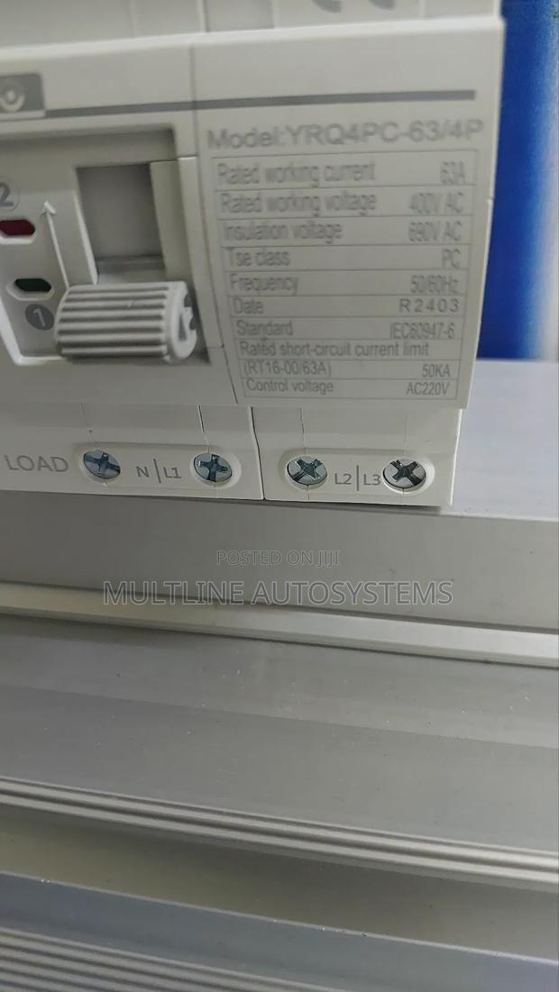 63A Digital Automatic Changeover Switch (3 Phase) - thumbnail 4