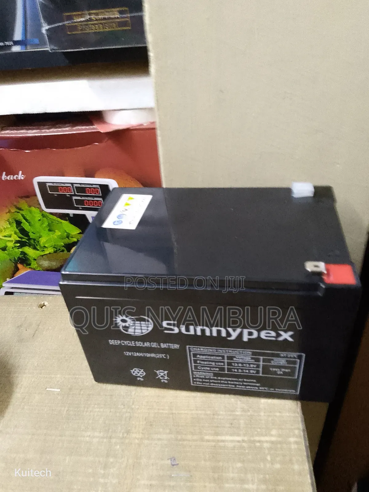 12v Solar Battery 7ah
