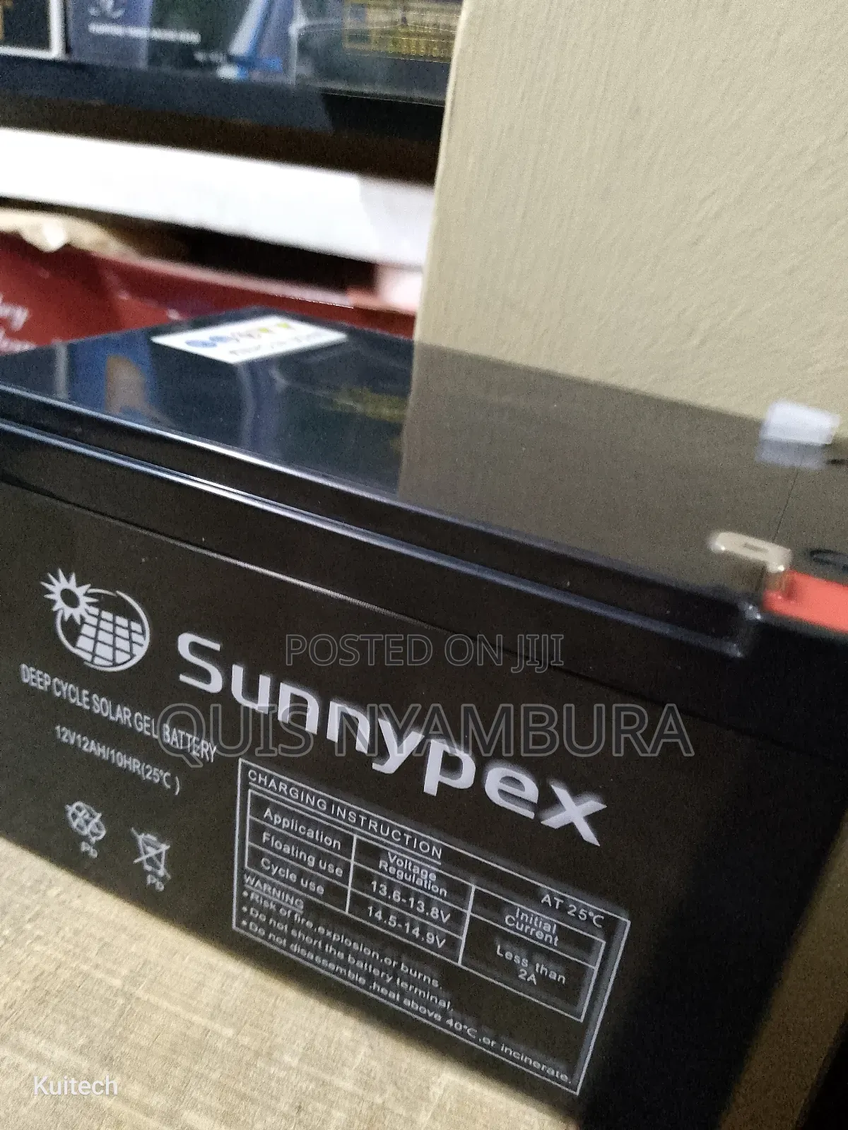 12v Solar Battery 7ah