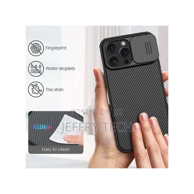 Nillkin for iPhone 16 Pro Max Case With Camera Protection Co