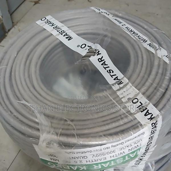 **Grey 2.5 Mm Twin P.V.C Insulated Electric Cable