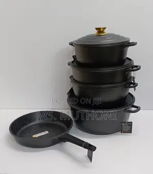 Black 11PCS Non-Stick Ucc Life Pot.