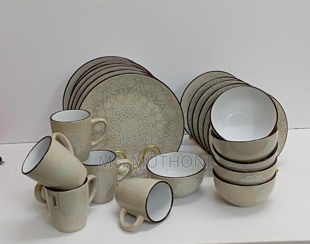 Elegant High Quality 24 Items Ceramic Dinner Sets - main view