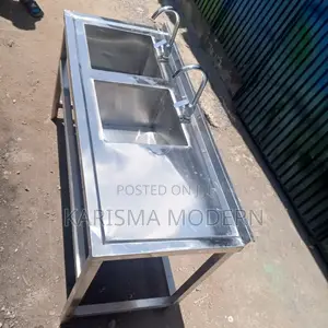 Taps Stainless Steel Double Bowl Sink