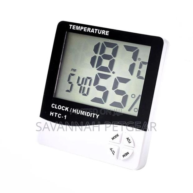 HTC-1 Temperature Humidity Meter-Black White
