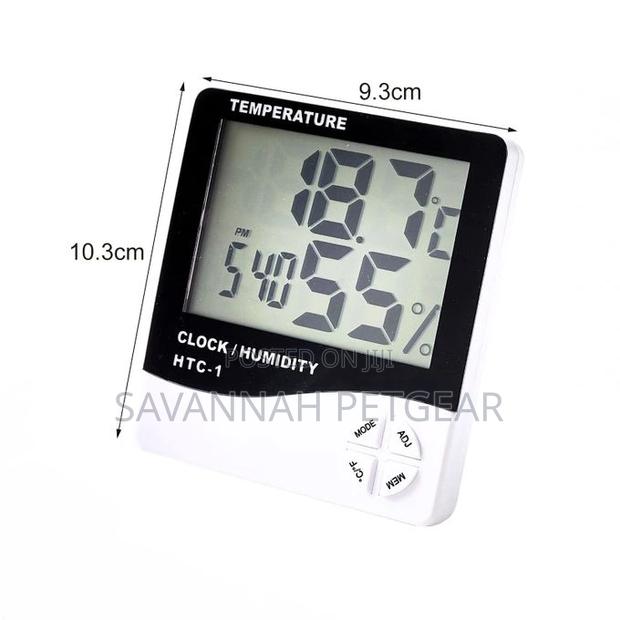 HTC-1 Temperature Humidity Meter-Black White - thumbnail 2