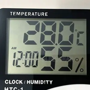 HTC-1 Temperature Humidity Meter-Black White
