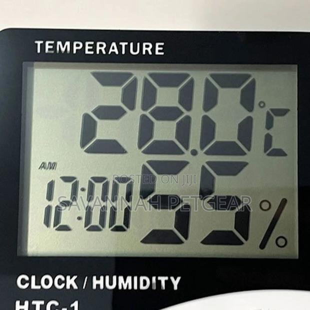 HTC-1 Temperature Humidity Meter-Black White - thumbnail 3