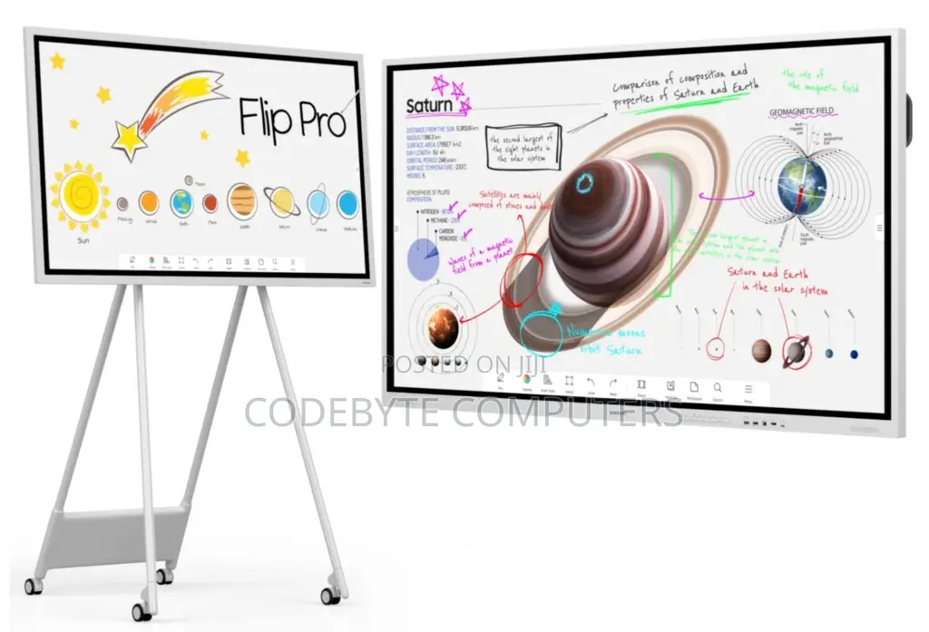 Samsung 75" Flip Pro WM75B Interactive Display | LH75WMBWLGC