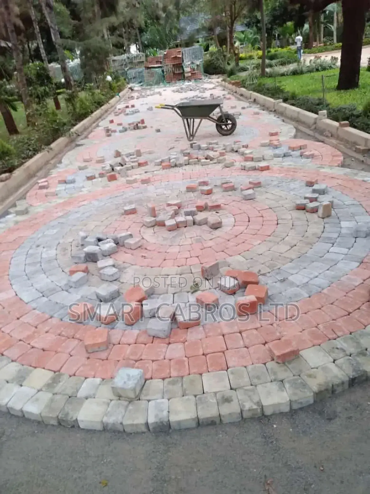 Cobble Stones and Cabros Installation
