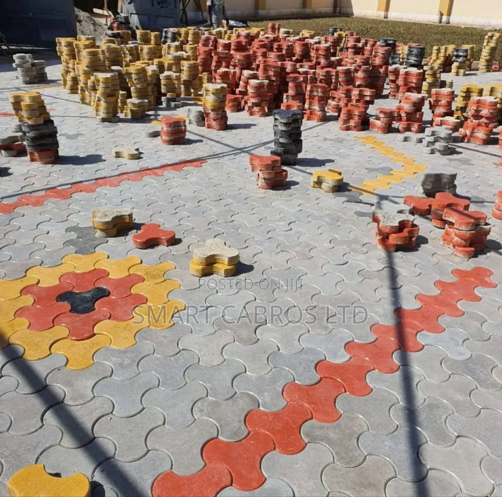 Cobble Stones and Cabros Installation
