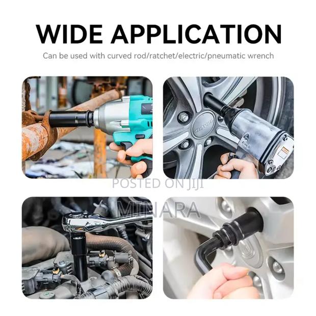 20 PCS Deep Impact Sockets Set, Auto Repair Sockets - thumbnail 3