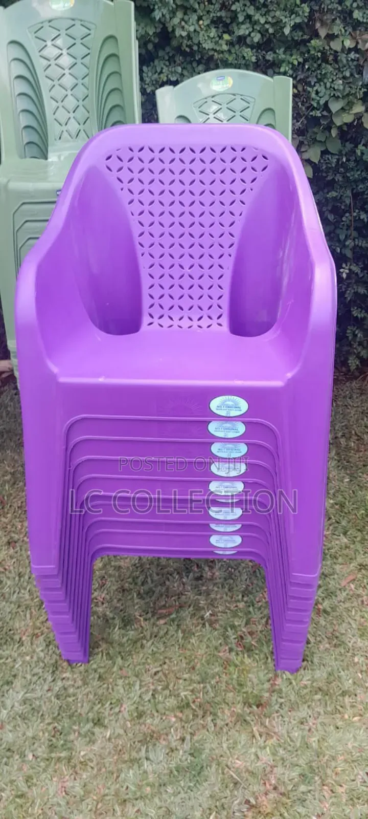 Skyplastic Plastic Chair Purple