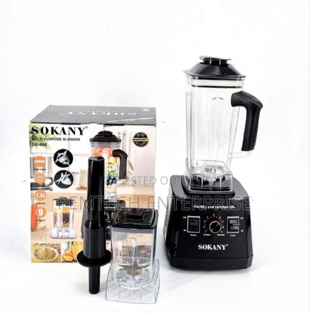 Sokany Multipurpose Commercial Blender - thumbnail 2