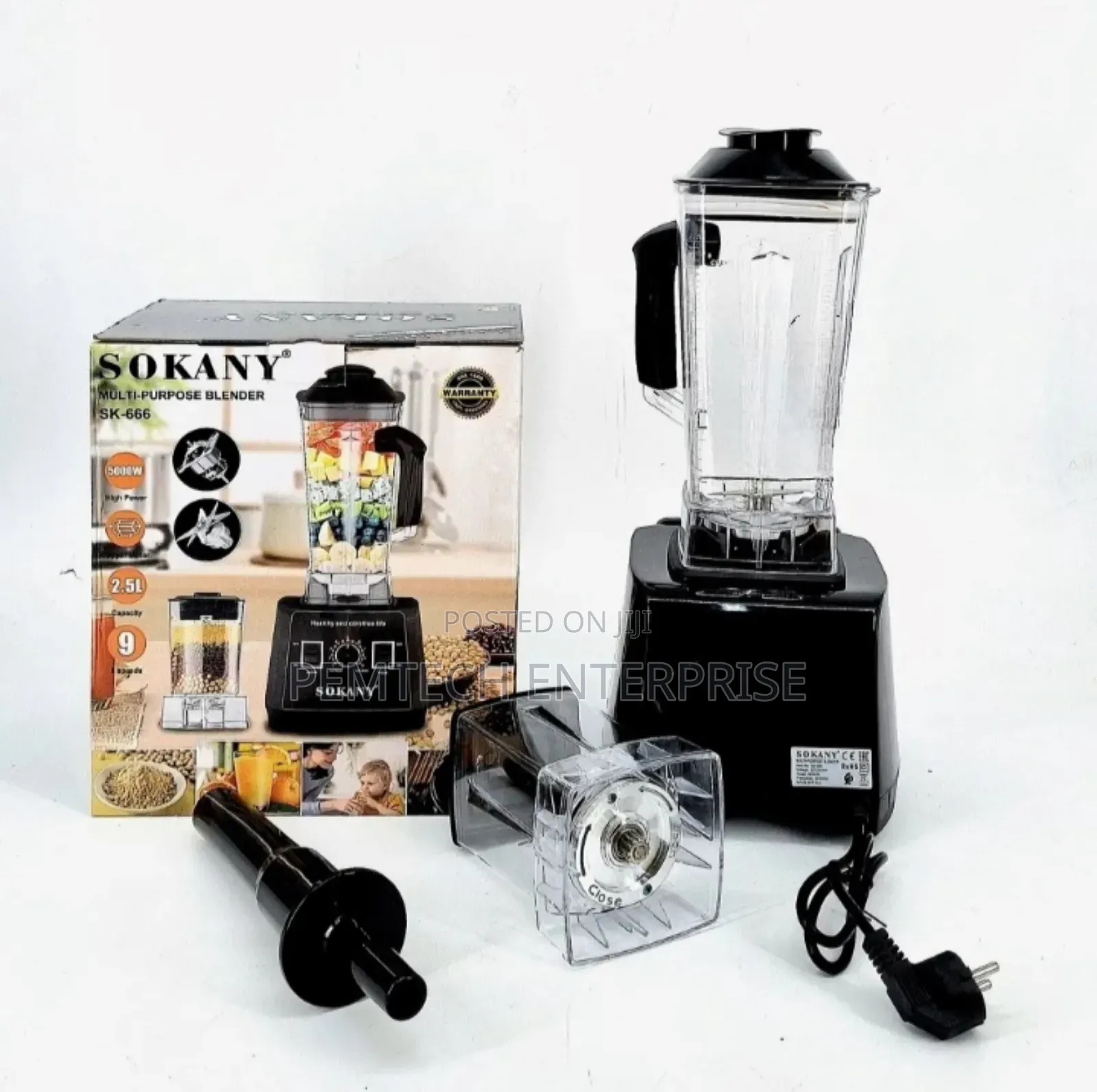 Sokany Multipurpose Commercial Blender
