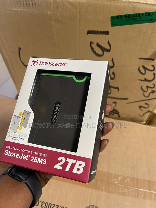 Transcend Harddisk 2tb Brand New - thumbnail 2