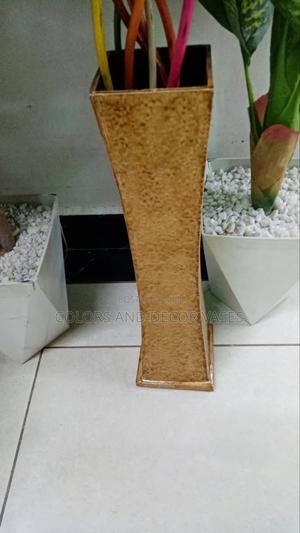 Brown Wooden Vases Home Decor - thumbnail 2