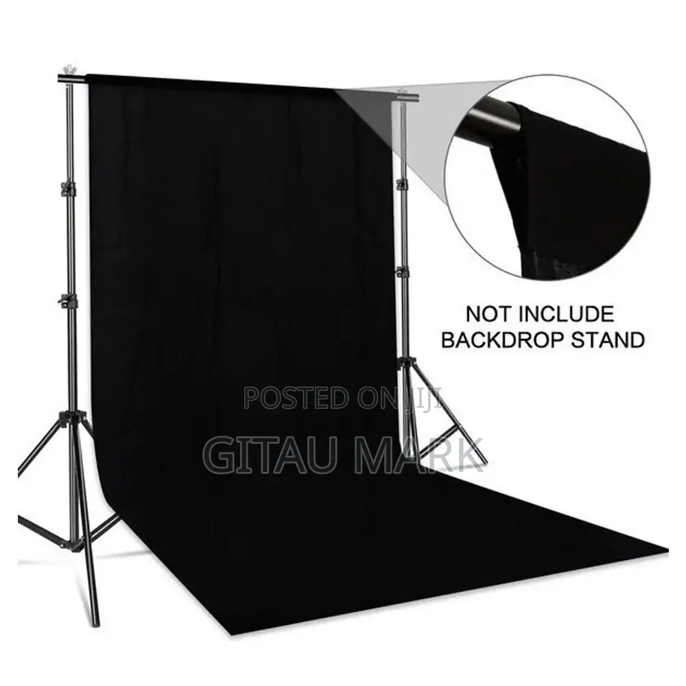 Black Seamless Paper Backdrop