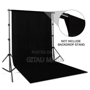 Black Seamless Paper Backdrop