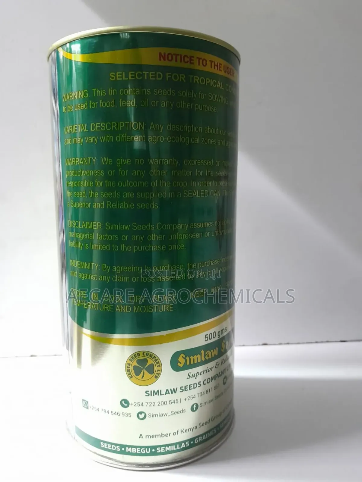 Lawn Grass Paspalum Seeds 500 Grams