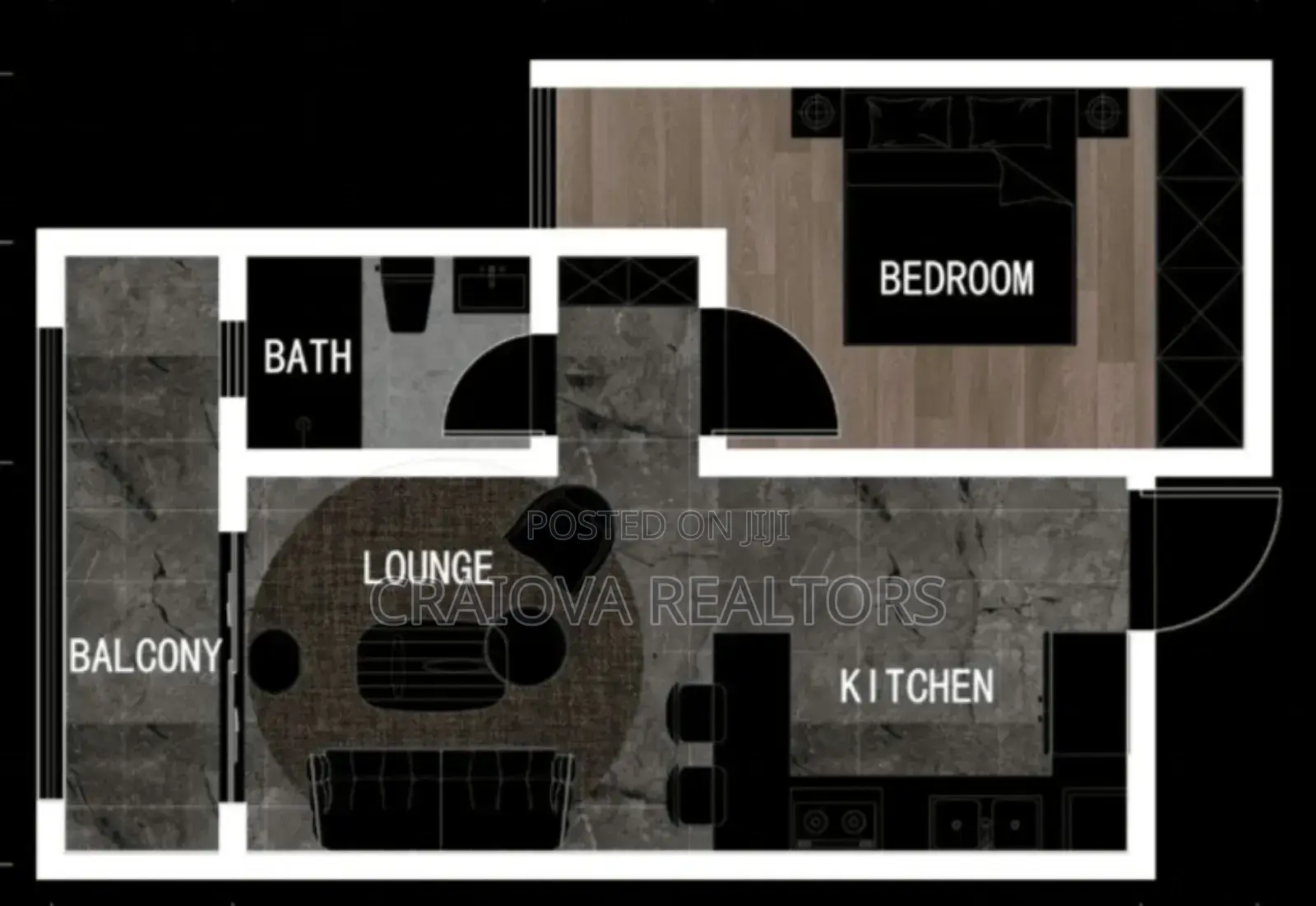 1bdrm Apartment in Oak West, Westlands for sale