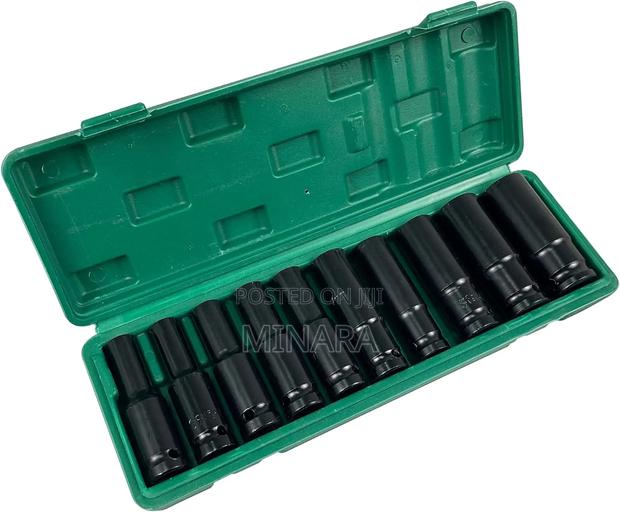 10 Pcs, Deep Impact Socket Sleeves, Auto Repair Set