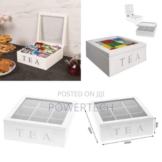 Bamboo Tea Bag Organizer - main view