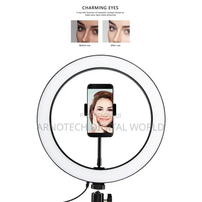 10 Inch Ring Light+2.1m Tripod Stand