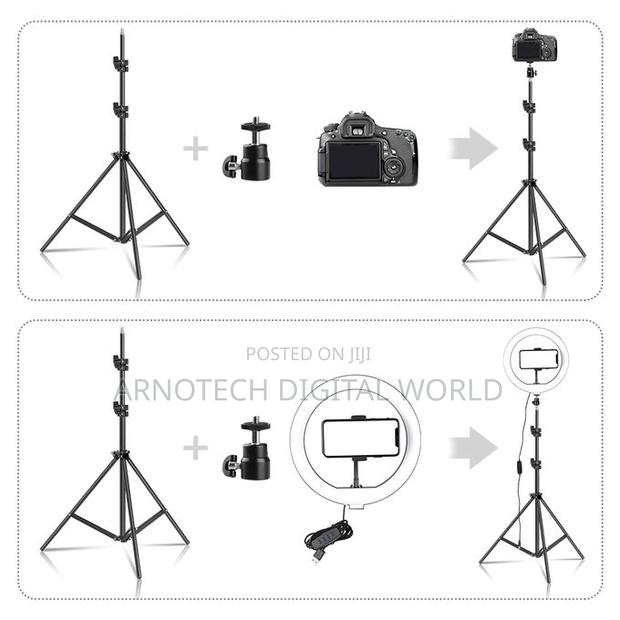10 Inch Ring Light+2.1m Tripod Stand - thumbnail 2