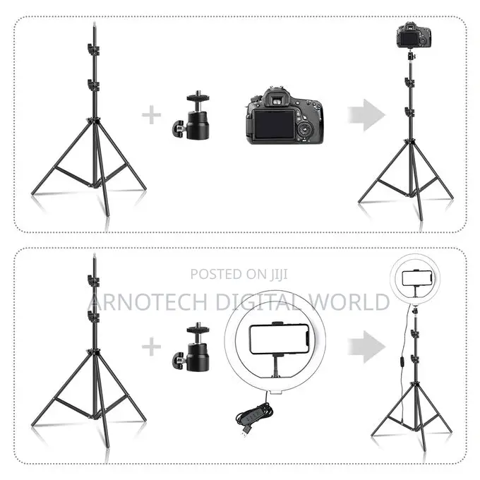 10 Inch Ring Light+2.1m Tripod Stand