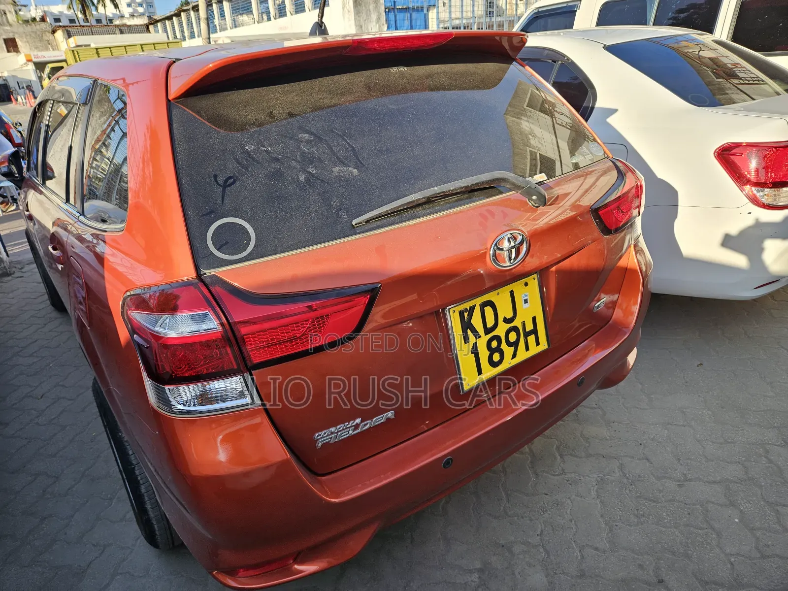Toyota Corolla Fielder 2015 Orange