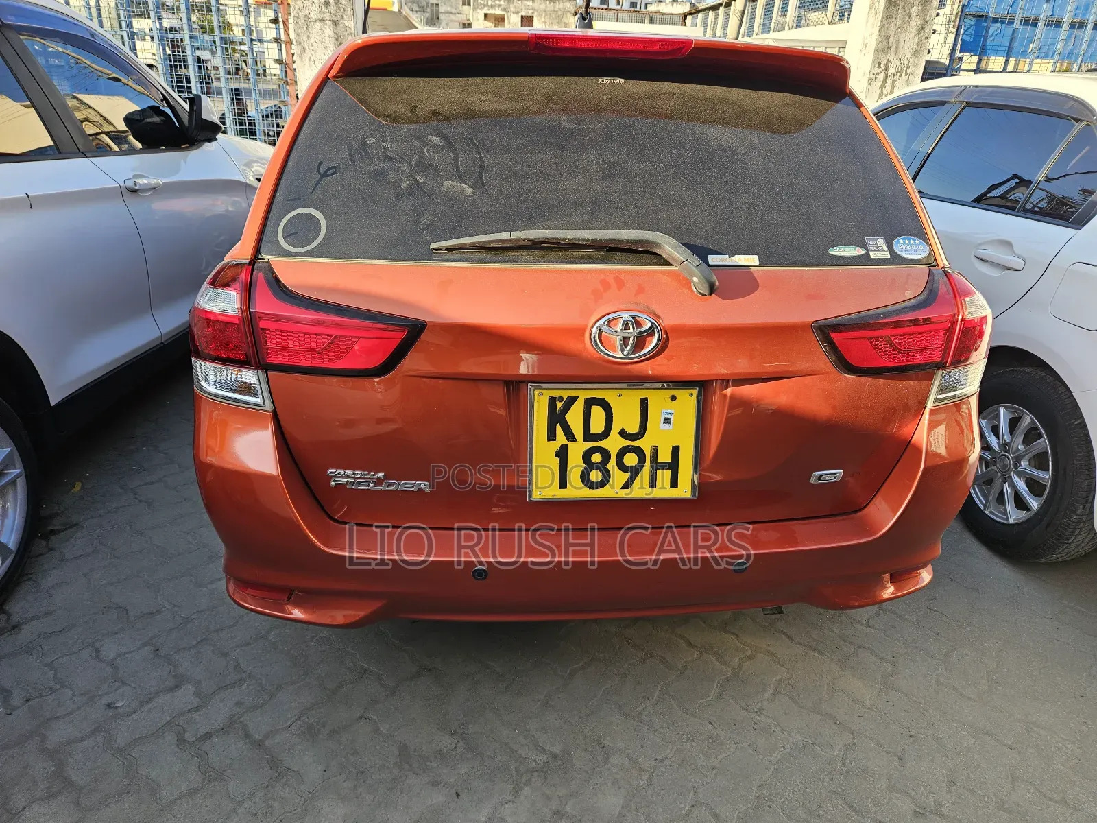Toyota Corolla Fielder 2015 Orange