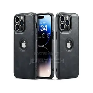 Premium Leather Case Cover for iPhone 15 Plus