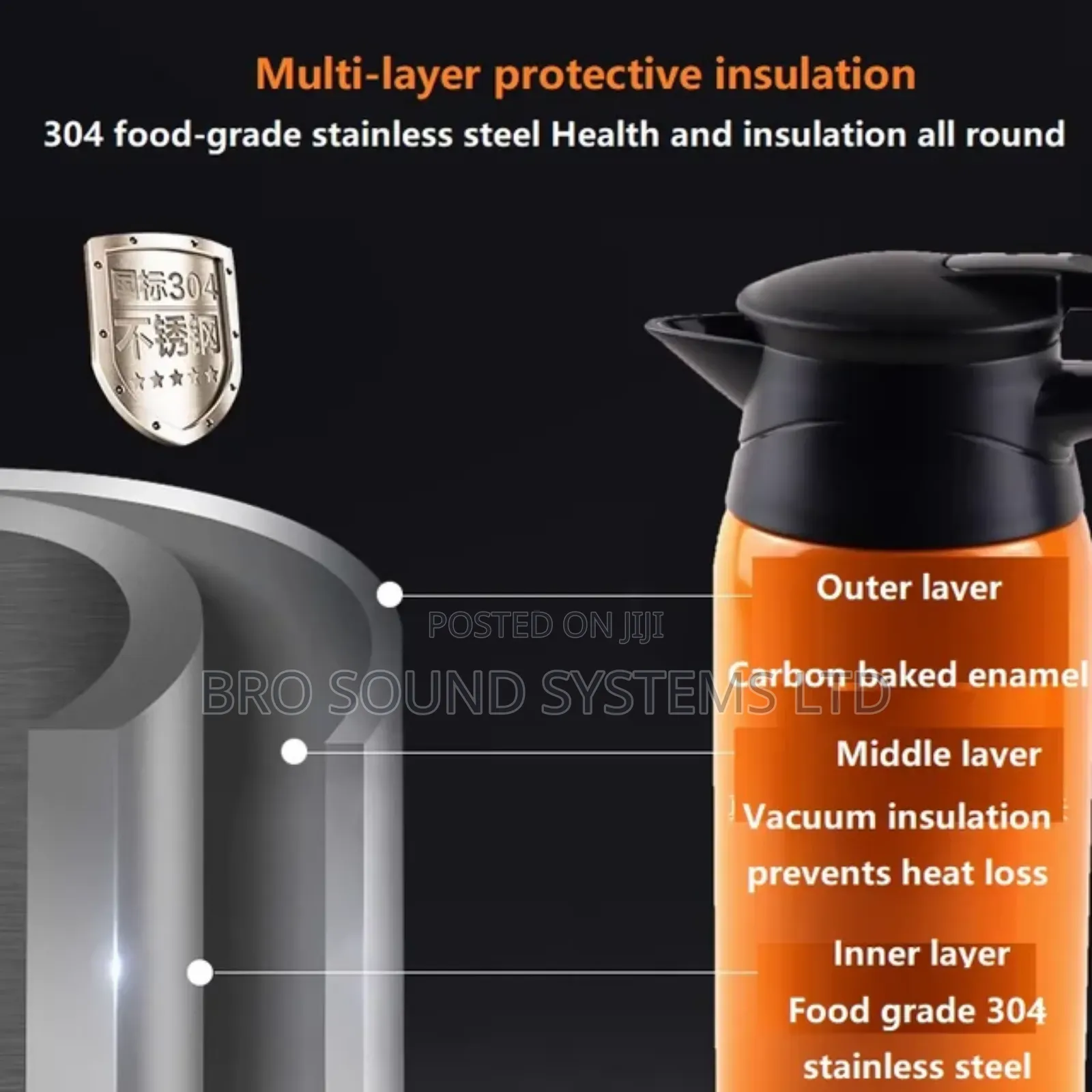 12 / 24volts Vehicle Portable Tea / Coffee Making Kettle