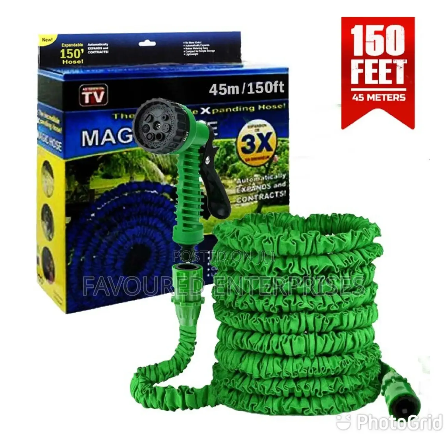 Magic Flexible Expanding Water Garden Hose Pipe 150ft/45m